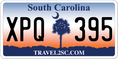 SC license plate XPQ395