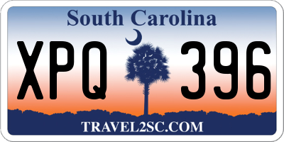 SC license plate XPQ396