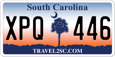 SC license plate XPQ446