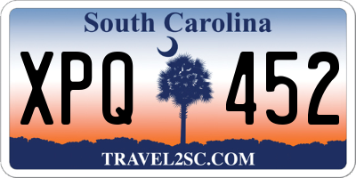 SC license plate XPQ452