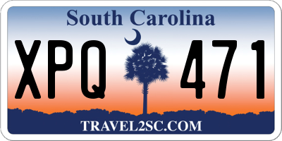 SC license plate XPQ471