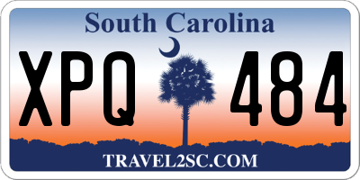 SC license plate XPQ484