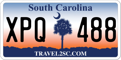 SC license plate XPQ488