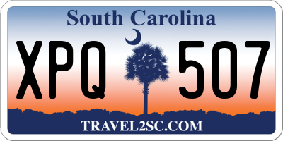 SC license plate XPQ507