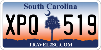 SC license plate XPQ519