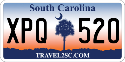 SC license plate XPQ520