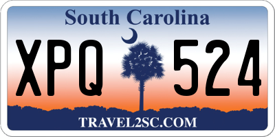SC license plate XPQ524