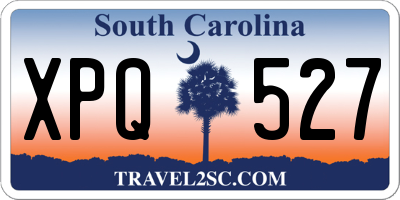 SC license plate XPQ527