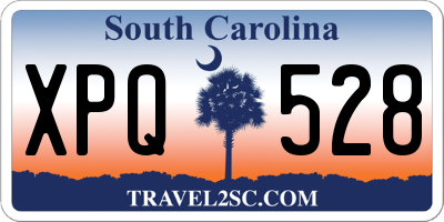 SC license plate XPQ528