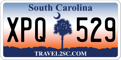 SC license plate XPQ529