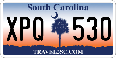 SC license plate XPQ530