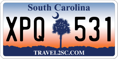 SC license plate XPQ531