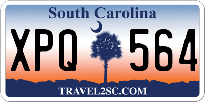 SC license plate XPQ564