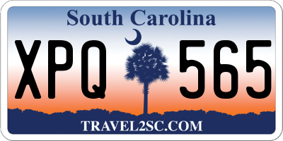 SC license plate XPQ565