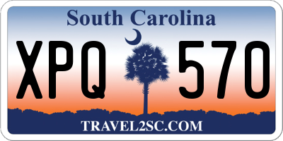 SC license plate XPQ570