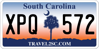 SC license plate XPQ572