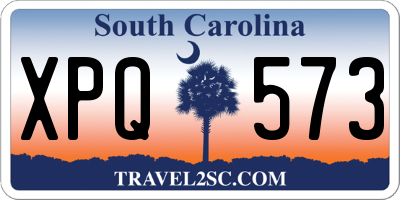 SC license plate XPQ573