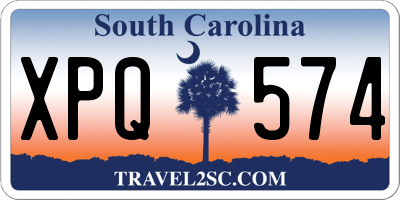 SC license plate XPQ574