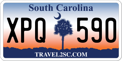 SC license plate XPQ590