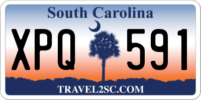 SC license plate XPQ591