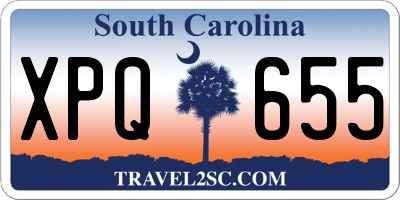 SC license plate XPQ655