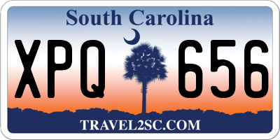SC license plate XPQ656