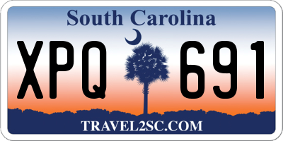 SC license plate XPQ691