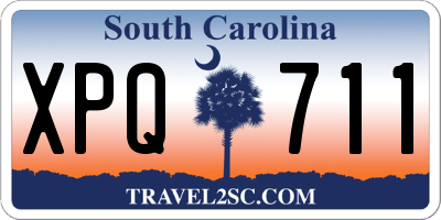 SC license plate XPQ711