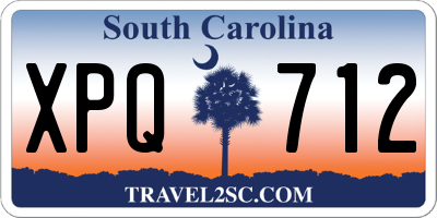 SC license plate XPQ712