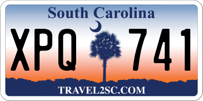 SC license plate XPQ741