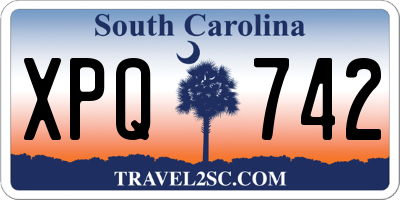 SC license plate XPQ742