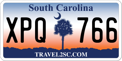 SC license plate XPQ766