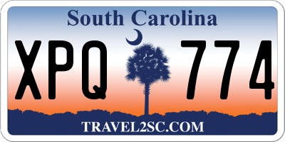 SC license plate XPQ774