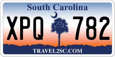 SC license plate XPQ782