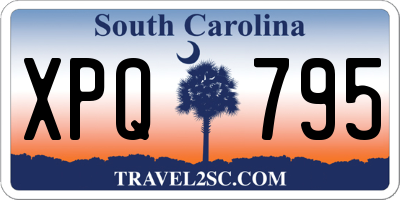 SC license plate XPQ795