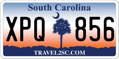 SC license plate XPQ856