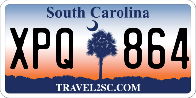 SC license plate XPQ864