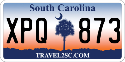 SC license plate XPQ873