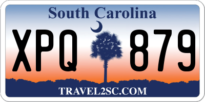 SC license plate XPQ879