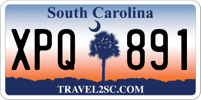 SC license plate XPQ891