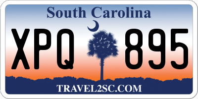 SC license plate XPQ895