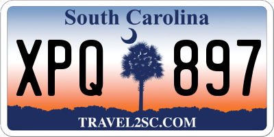 SC license plate XPQ897