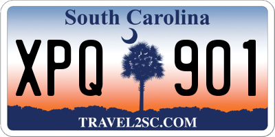 SC license plate XPQ901