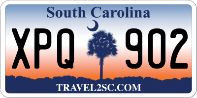 SC license plate XPQ902
