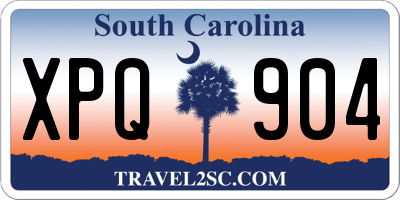 SC license plate XPQ904