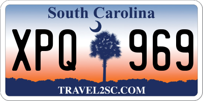 SC license plate XPQ969