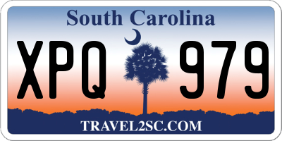 SC license plate XPQ979