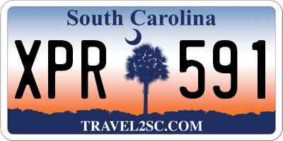 SC license plate XPR591