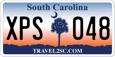 SC license plate XPS048