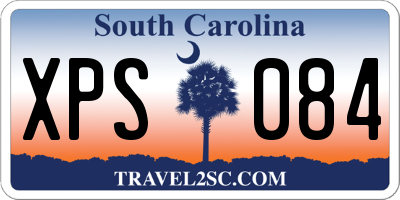 SC license plate XPS084